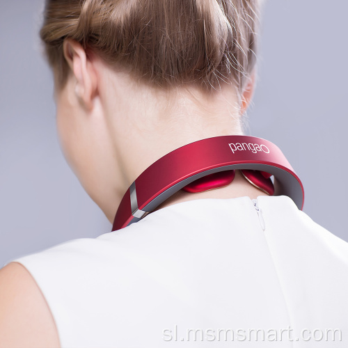 Električni aparat za masažo vratu na daljinsko upravljanje